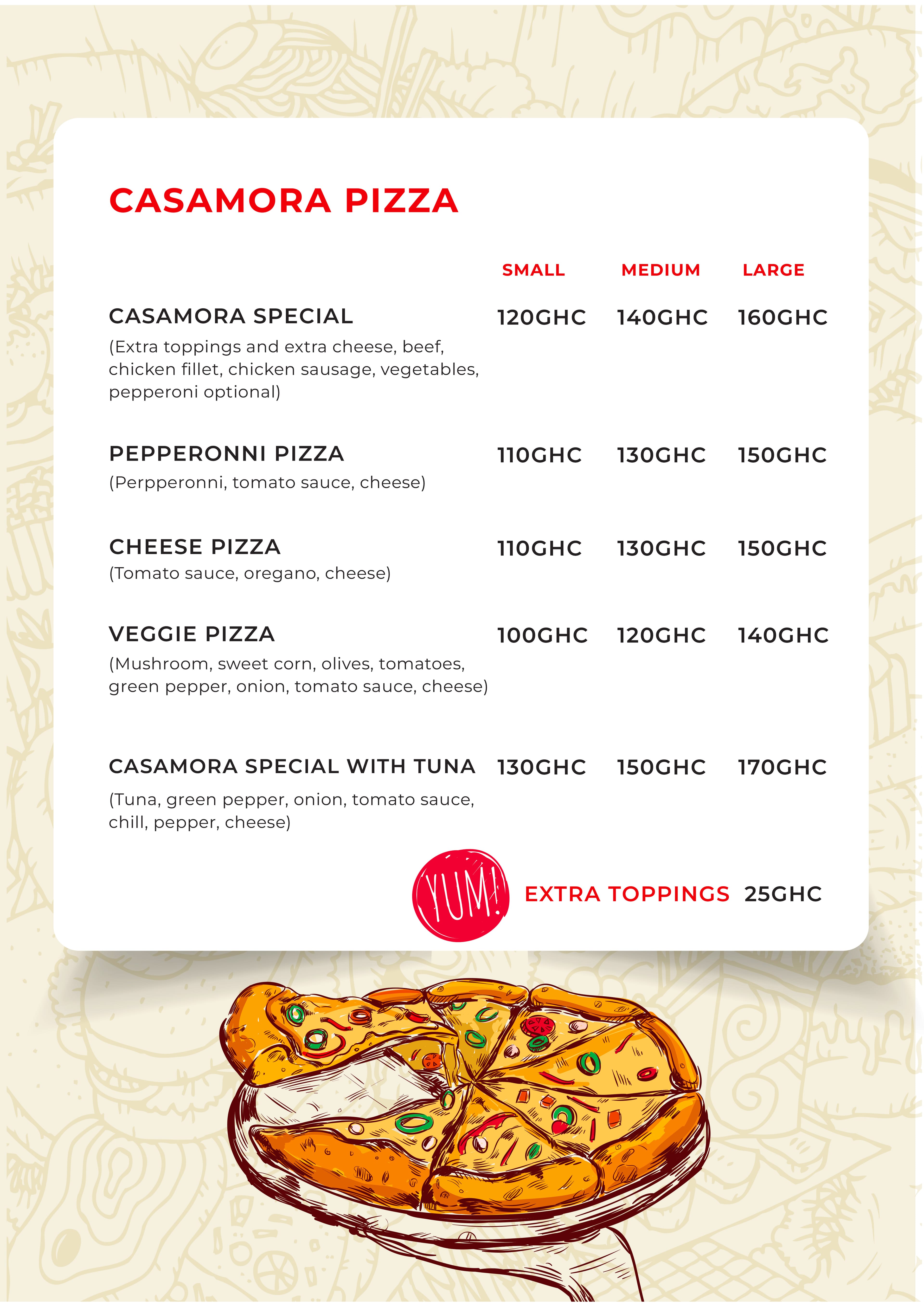 Menu page 3